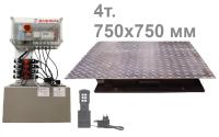 Sherpa AST- 4.3-Pit Люфт-детектор 4 т., пластина 750x750 мм