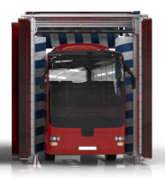 Автоматическая 2-х портальная мойка ГАММА BUS для сочленённых автобусов