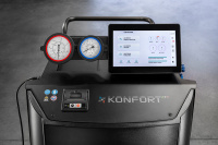 Автоматическая установка TEXA  KONFORT 760 BUS TOUCH для заправки кондиционеров автобусов, троллейбусов, трамваев, электробусов, хладагент R134A или R1234YF