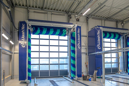 Автоматическая портальная мойка WASHTEC для тягачей и полуприцепов