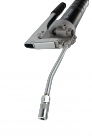 Рычажный шприц для смазки 500см3, 1/8" BSPT, 130 бар, стальная трубка с насадкой, 3,2 г/ход